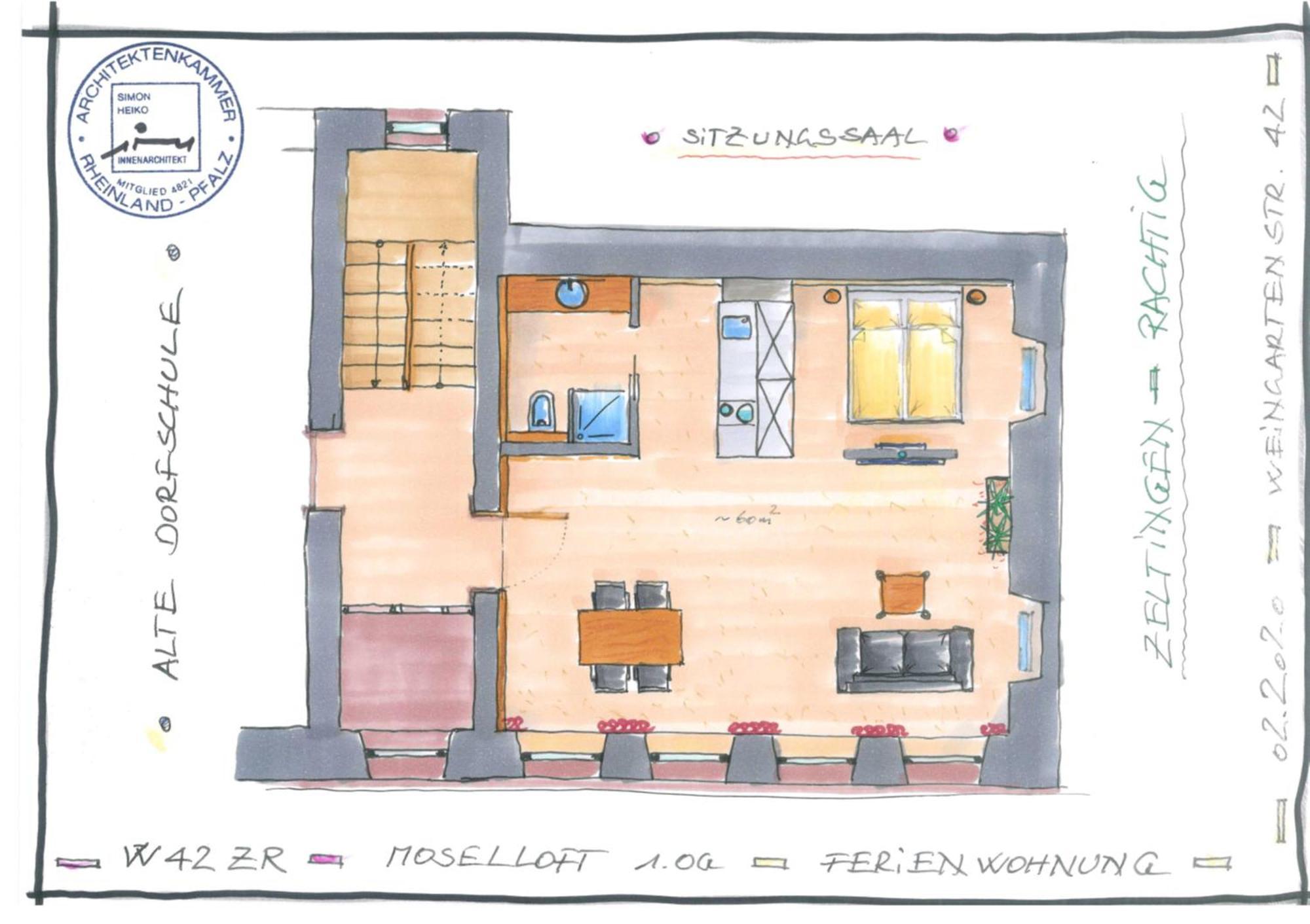 Moselloft Zeltingen-Rachtig Apartment Bagian luar foto