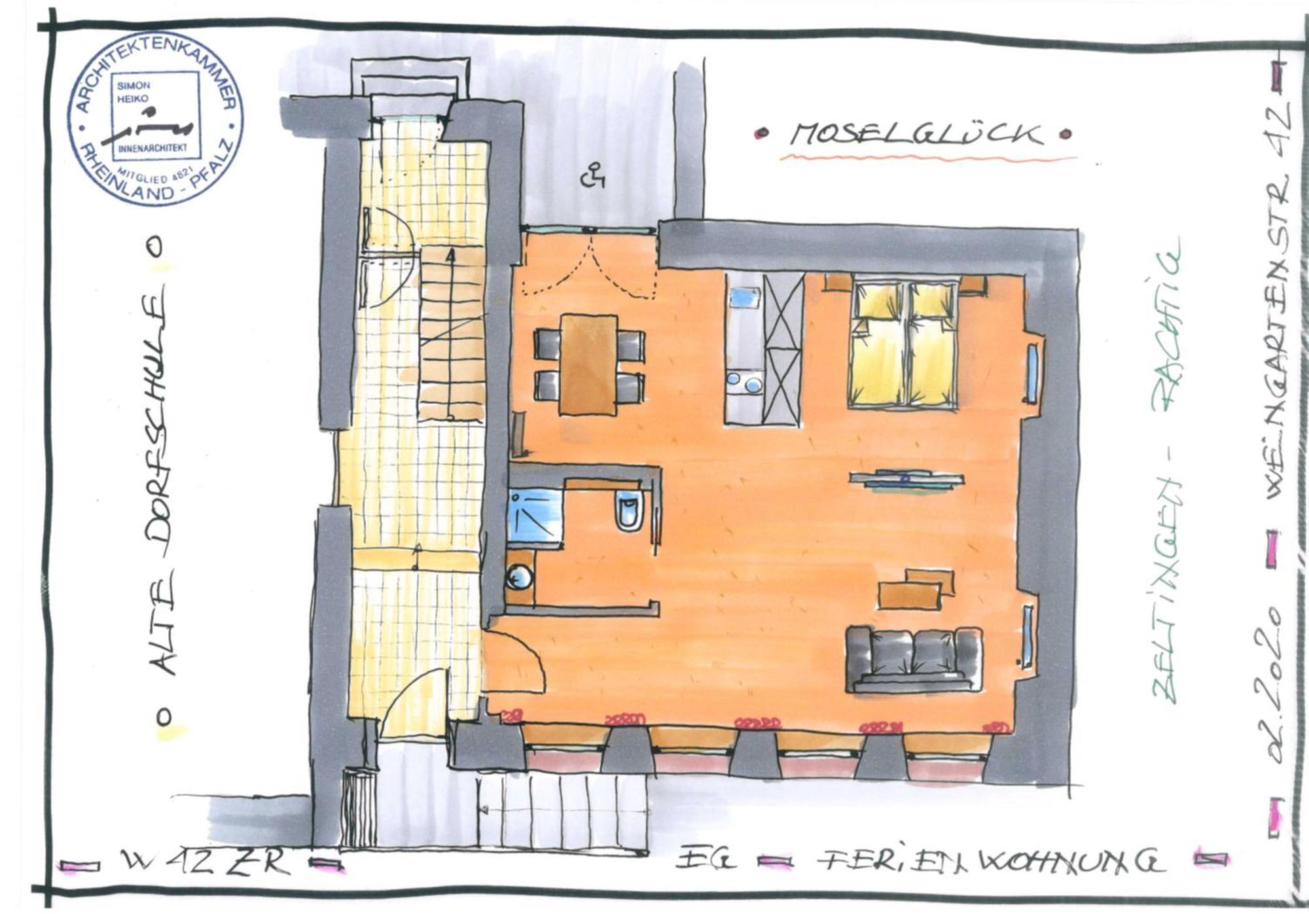 Moselloft Zeltingen-Rachtig Apartment Bagian luar foto