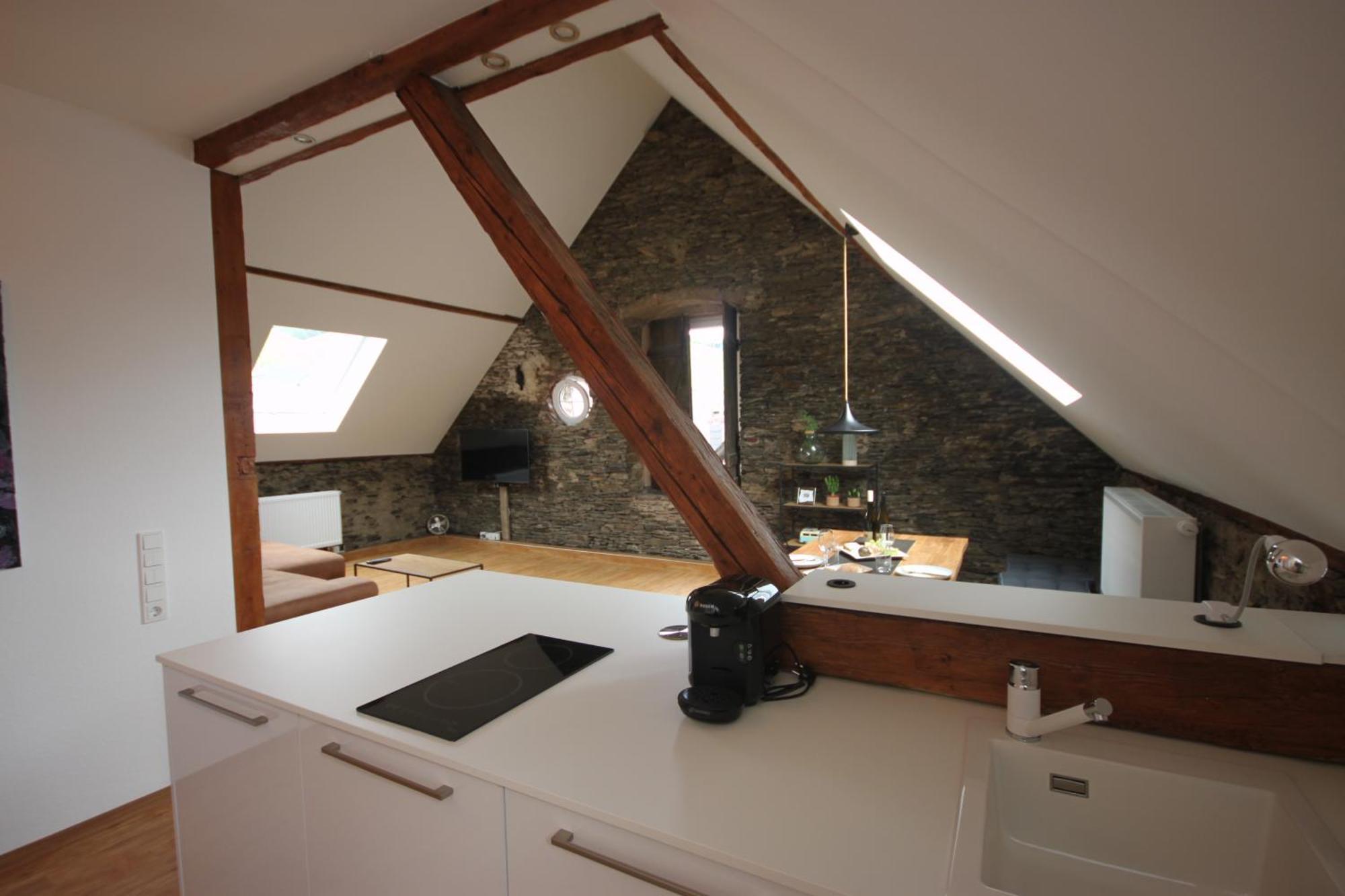 Moselloft Zeltingen-Rachtig Apartment Bagian luar foto
